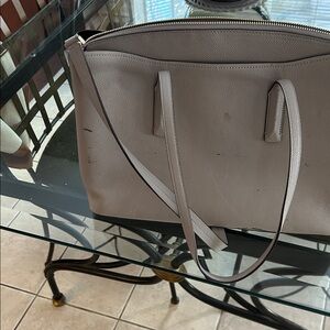 Kate Spade Light Gray Tote Bag